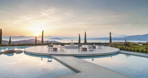 Terrace views - Amanzoe