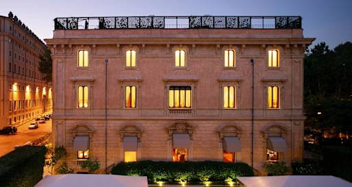 Exterior at Night - Villa Spalletti Trivelli