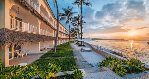Rooms overlooking ocean