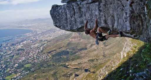 Rock Clibing on Table Mountain