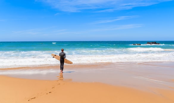Surfing in Portugal