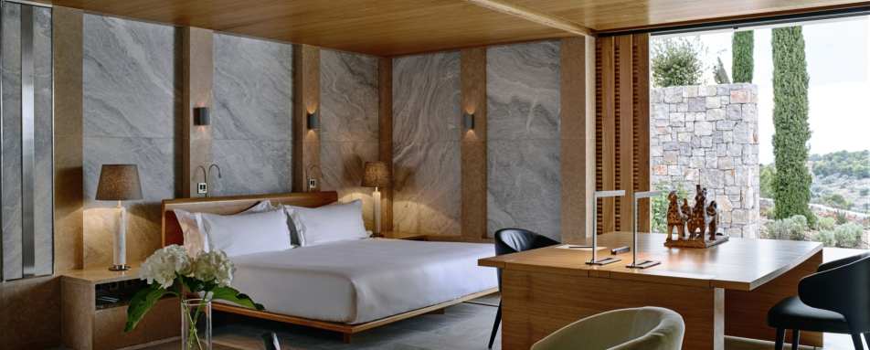 Villa bedroom - Amanzoe