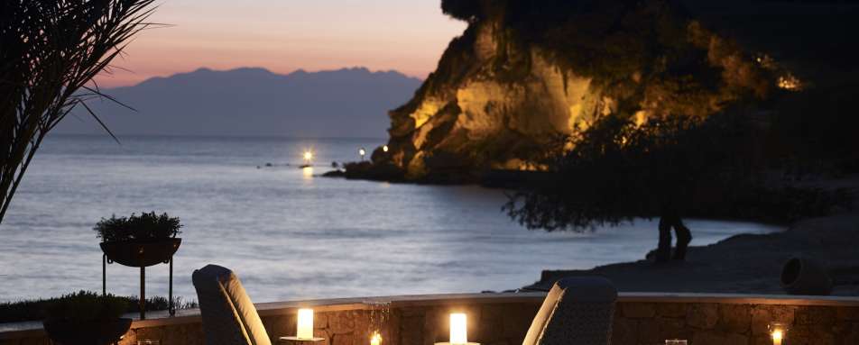 Ammos at Night - Sani Beach
