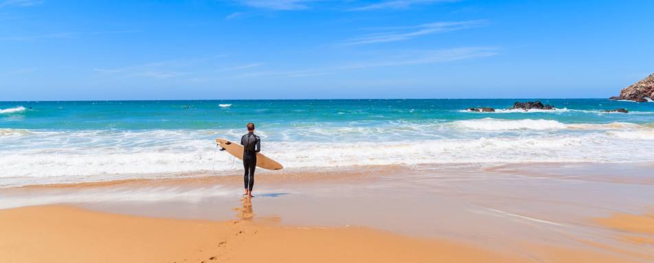 Surfing in Portugal