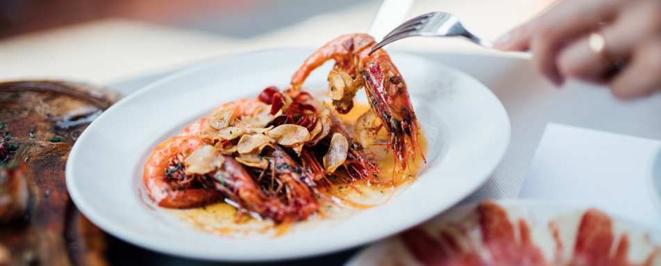 Gambas  la plancha 