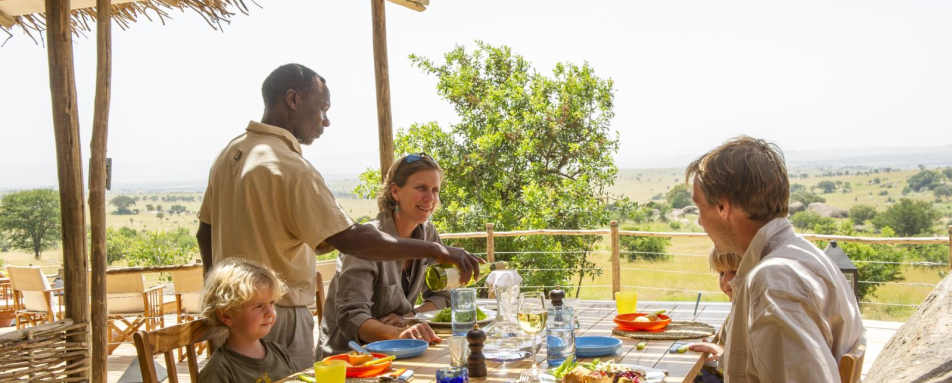 Lunch time - Mkombe's House at Lamai