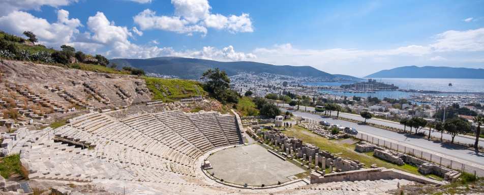 The theatre of ancient Halicarnassus in Bodrum