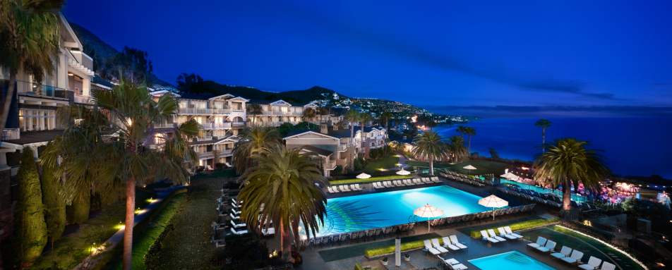 Resort at night 