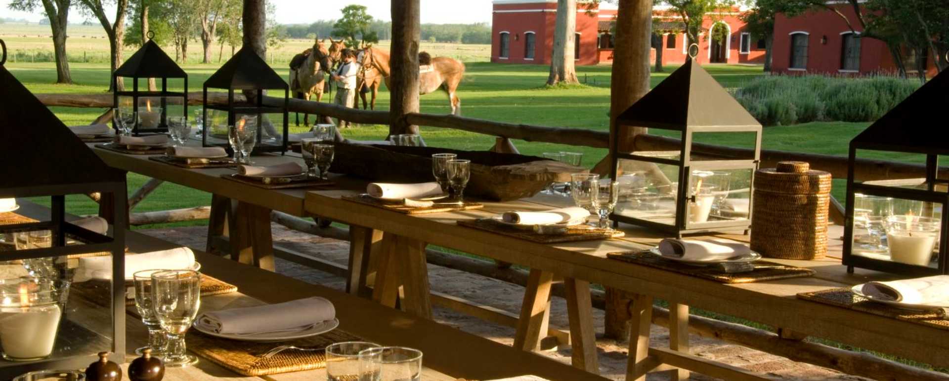 Lunch at the stables - Estancia La Bamba