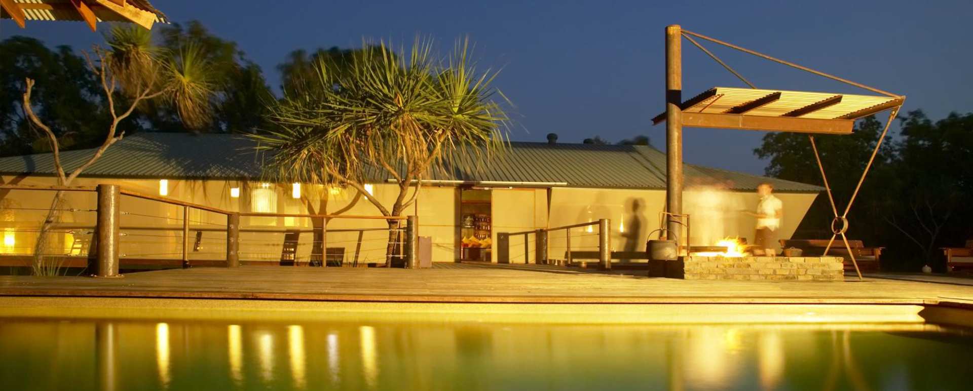 Pool by Night - Bamurru Plains