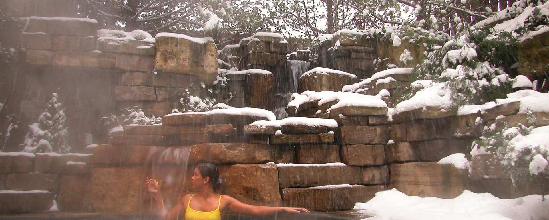 Hot Spring Pool at Pillar and Post Inn