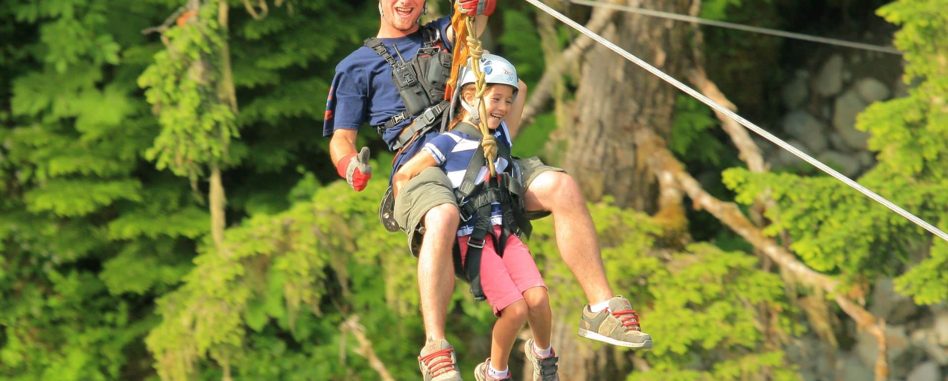 Zip lining - Best of British Columbia