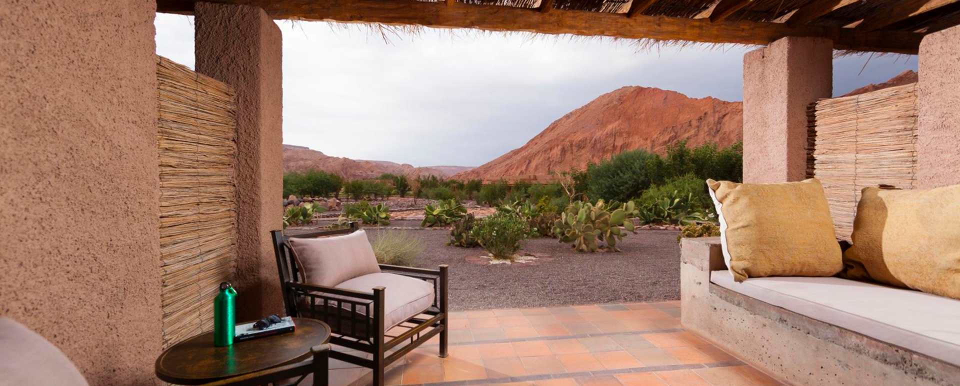 Quitor room terrace - Alto Atacama Desert Lodge & Spa