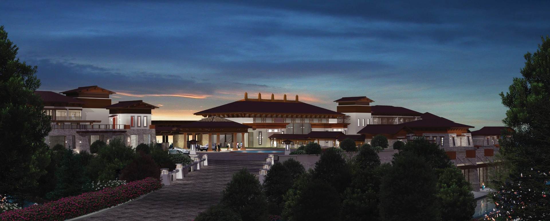Exterior at Dusk 