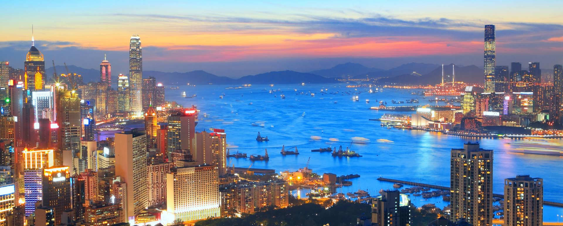 Harbour in Hong Kong - Rural China