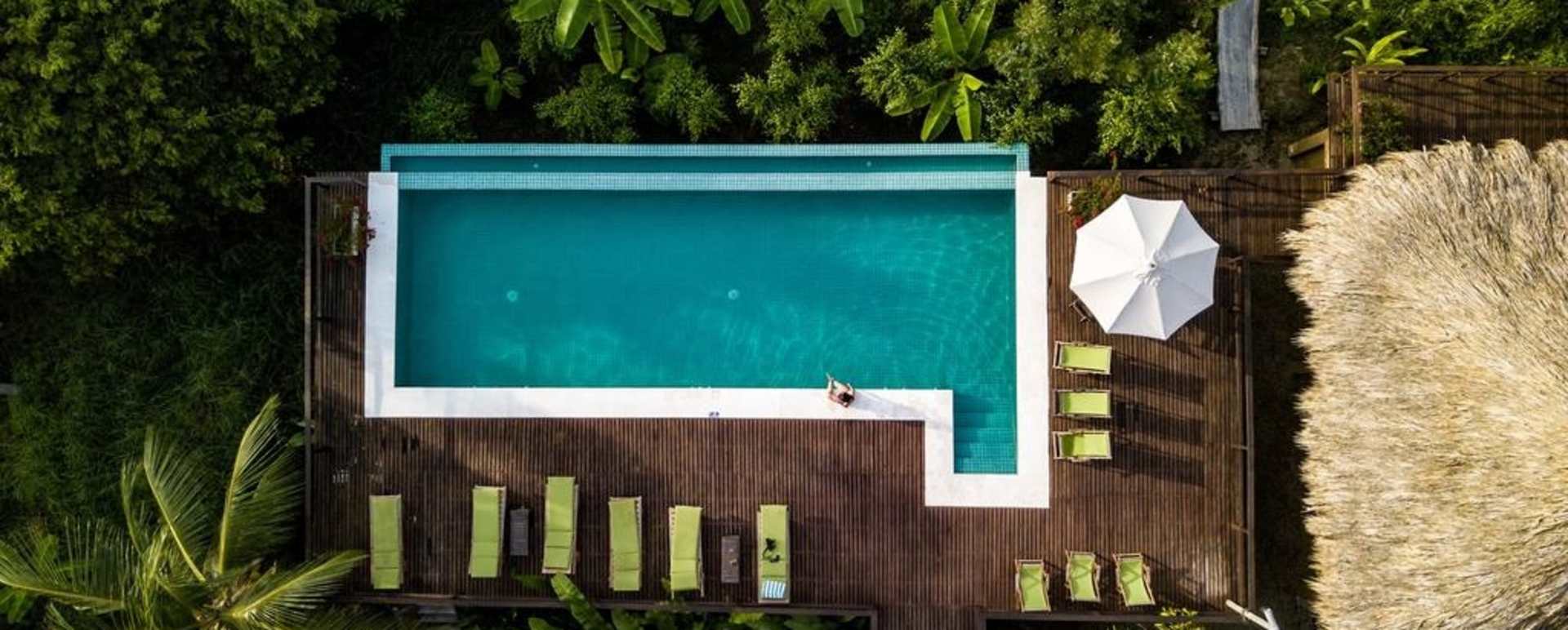 Aerial views of the Pool - Tayrona Private Villa