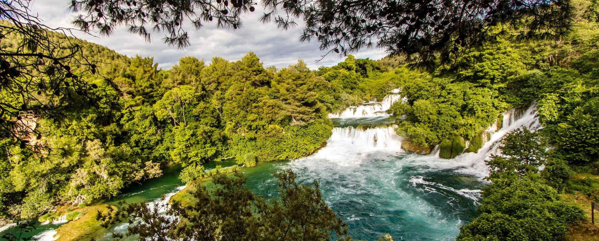 Waterfalls of Krka National Park and Sibenik