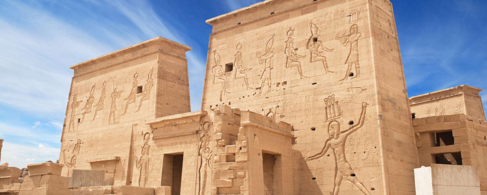 Temple facade  
