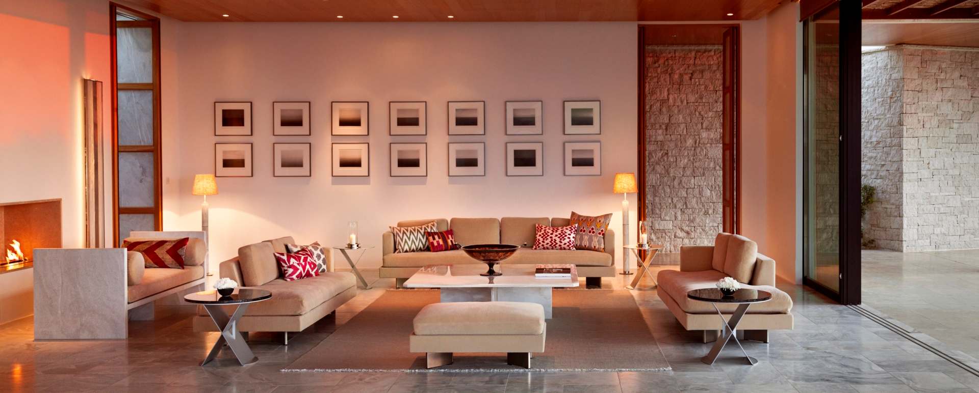 Villa lounge - Amanzoe