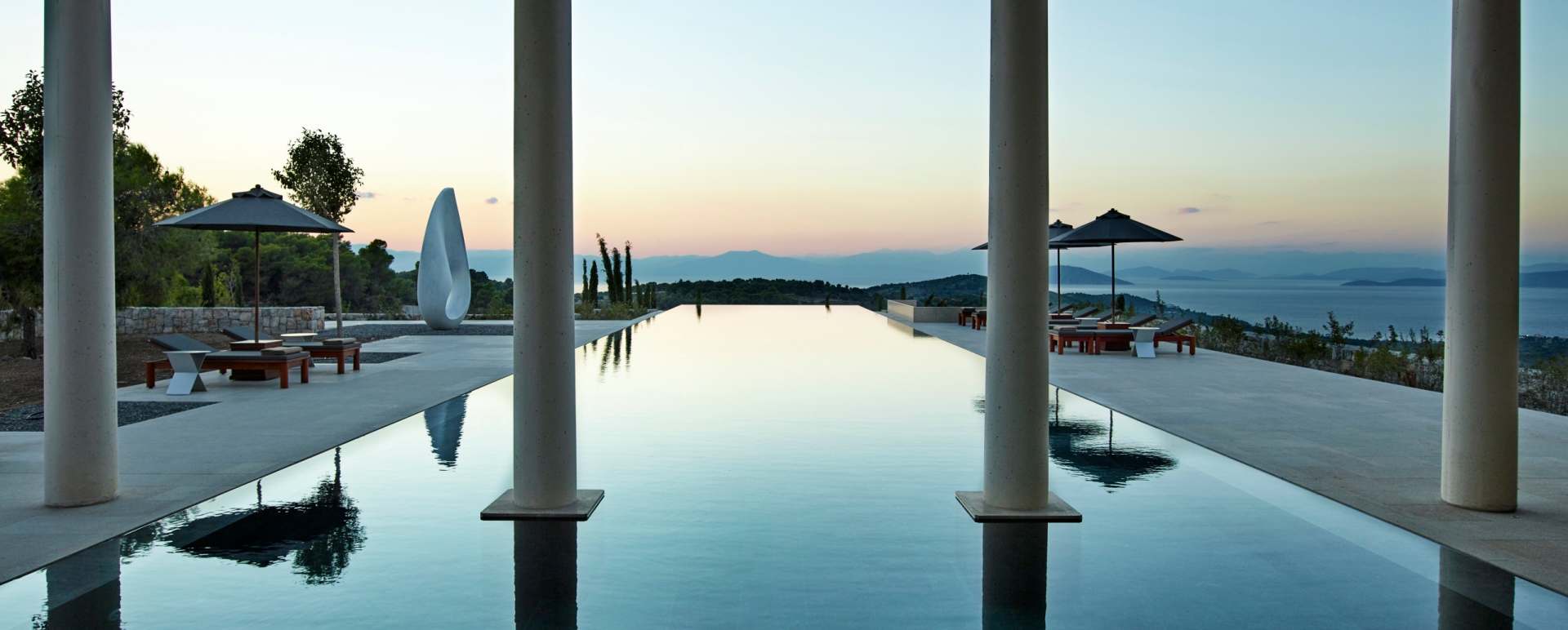Villa pool views - Amanzoe