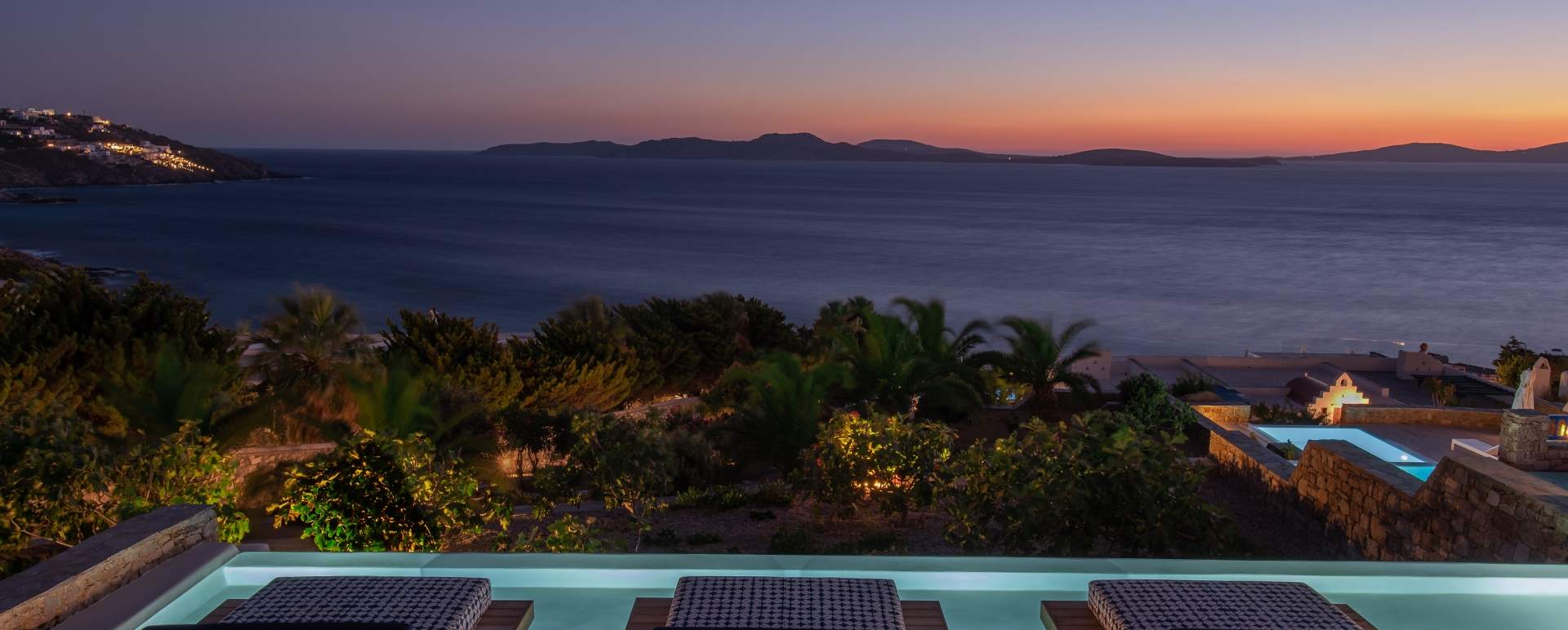 Spa Relaxation Pool Sunset  