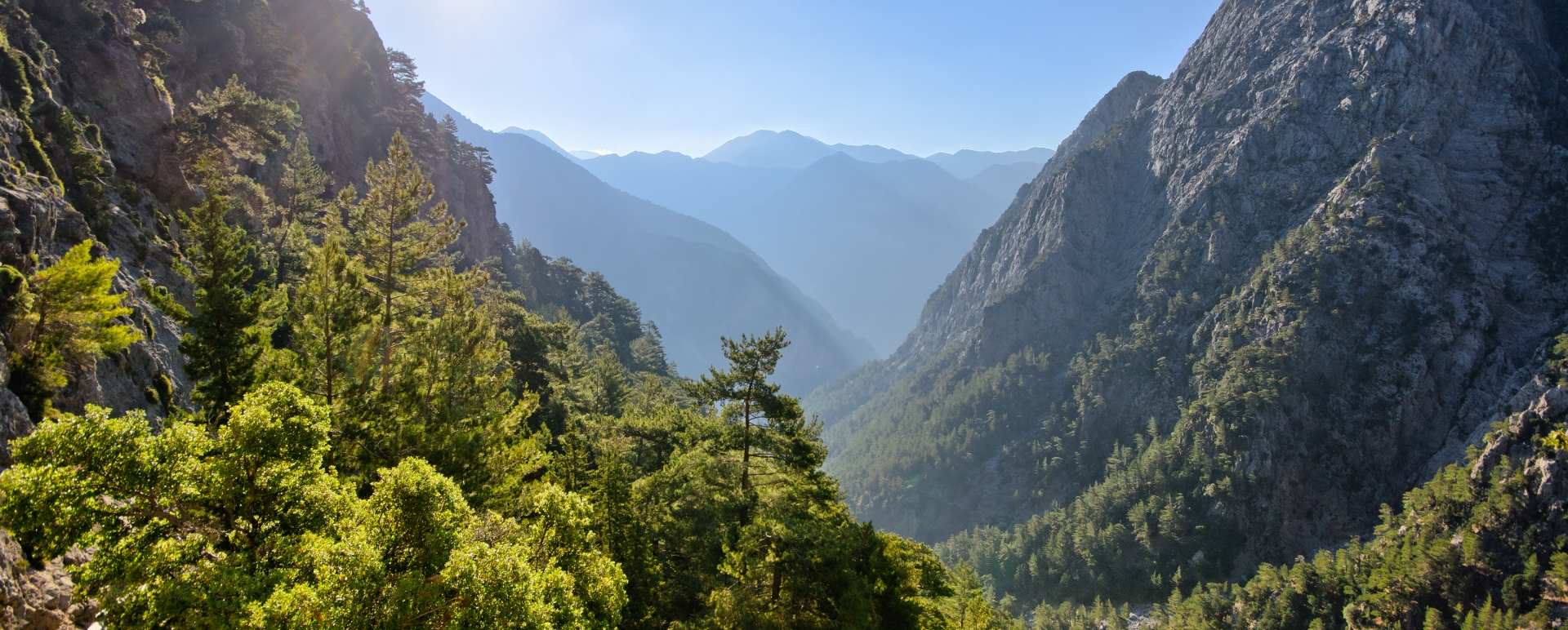 Trekking at Samaria Gorge