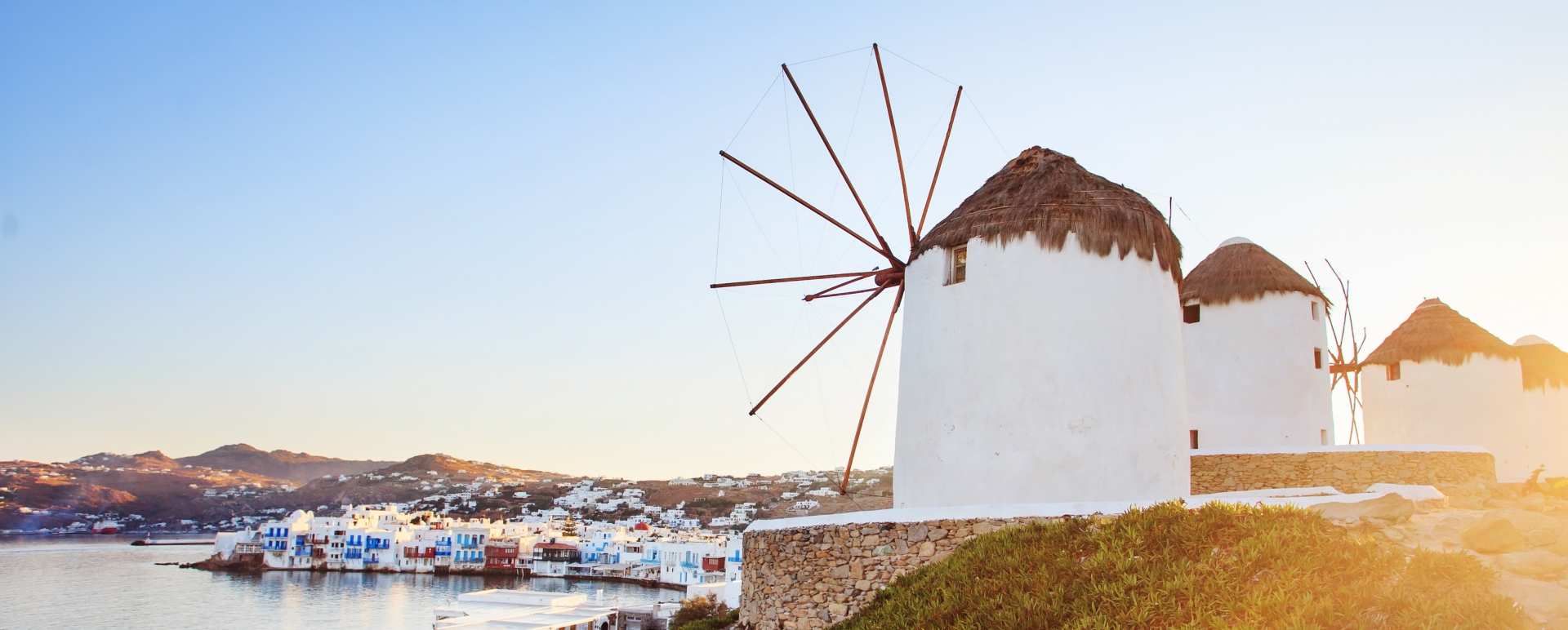 Mykonos windmills - Classic Greek Islands