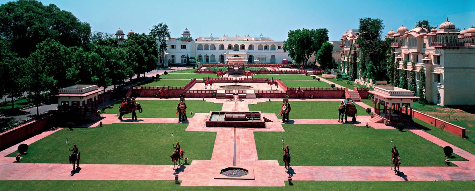 The Moghul Gardens - Taj Jai Mahal Palace