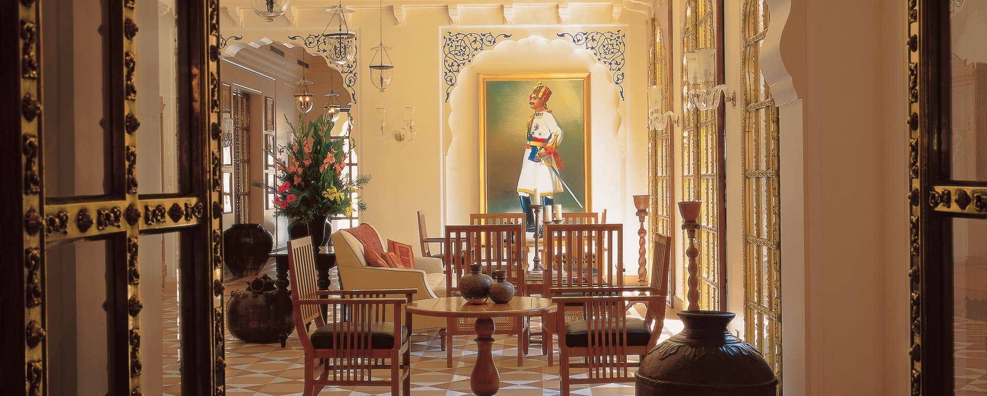 Lobby - The Oberoi Rajvilas