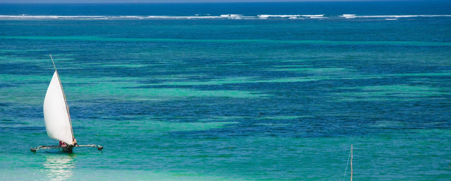 Dhow on the ocean