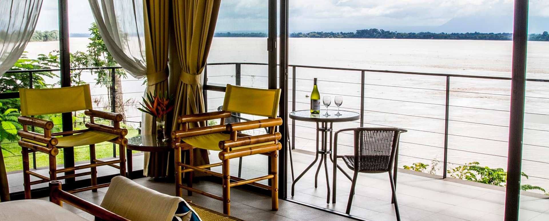 View from River Front Rooms - The River Resort