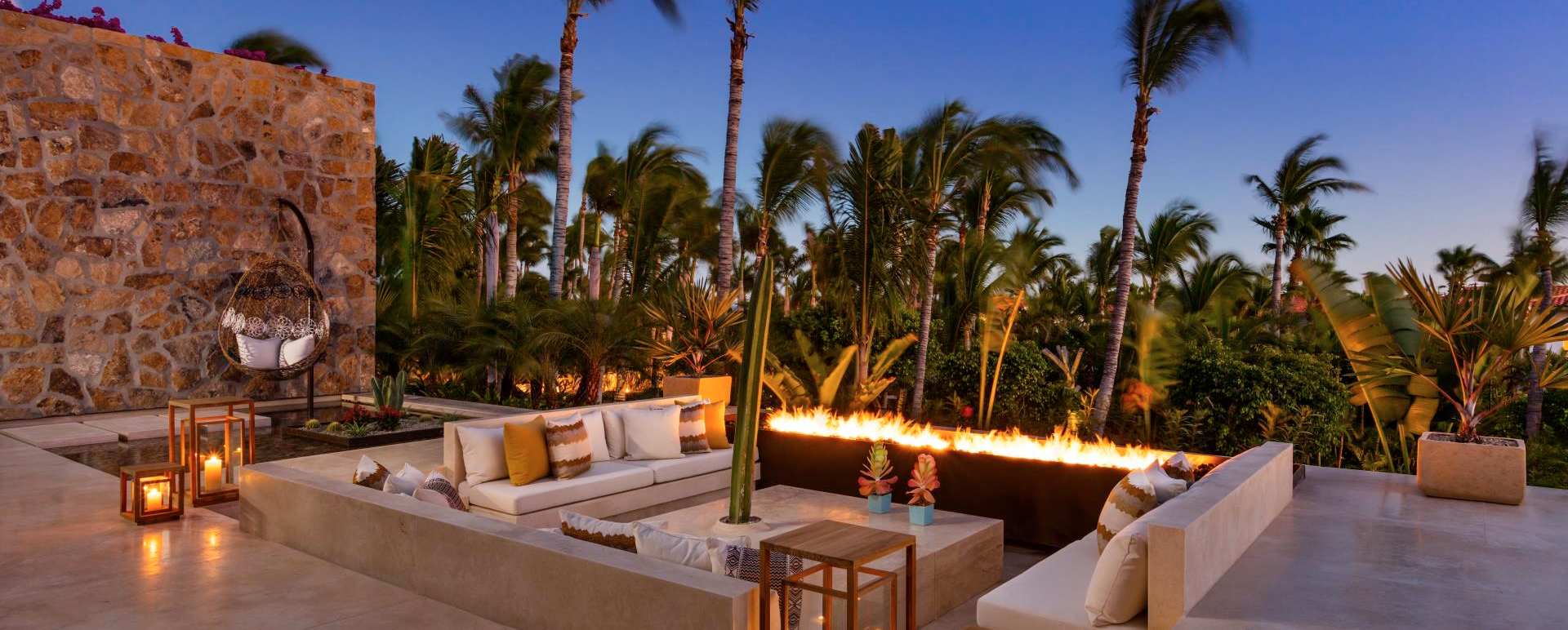 Villa One firepit  - One&Only Palmilla