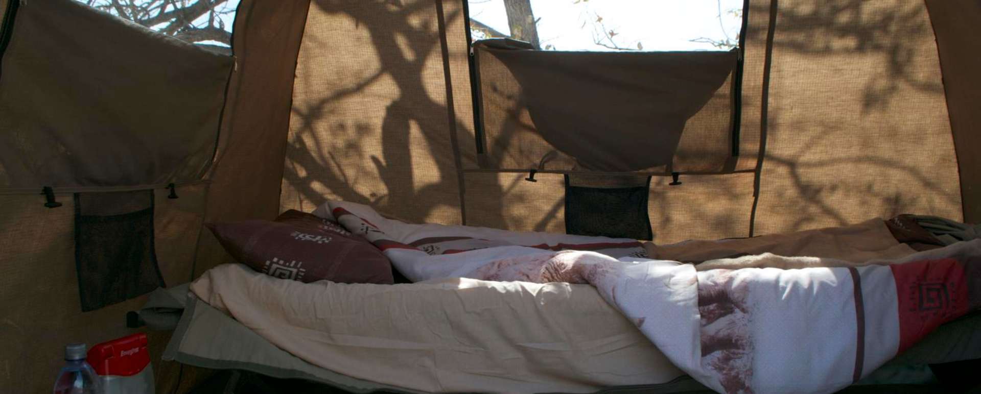Tent interior - Mobile Camping Safari
