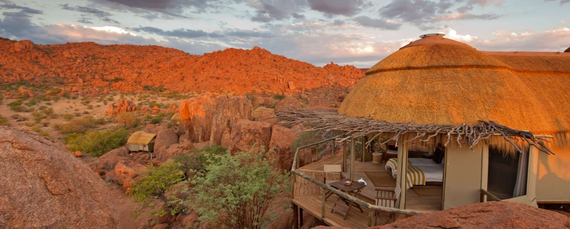 Private deck and view - Mowani Mountain Camp