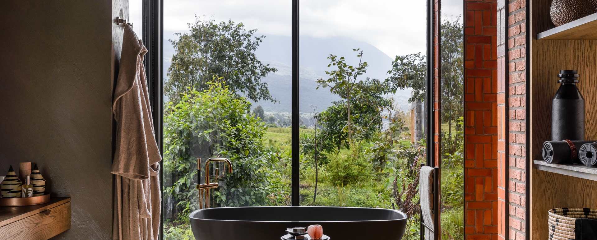 Bathroom at Singita Kwitonda 