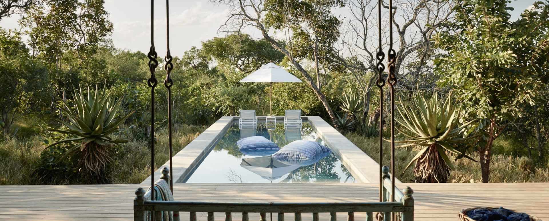 Private pool at the Farmstead 