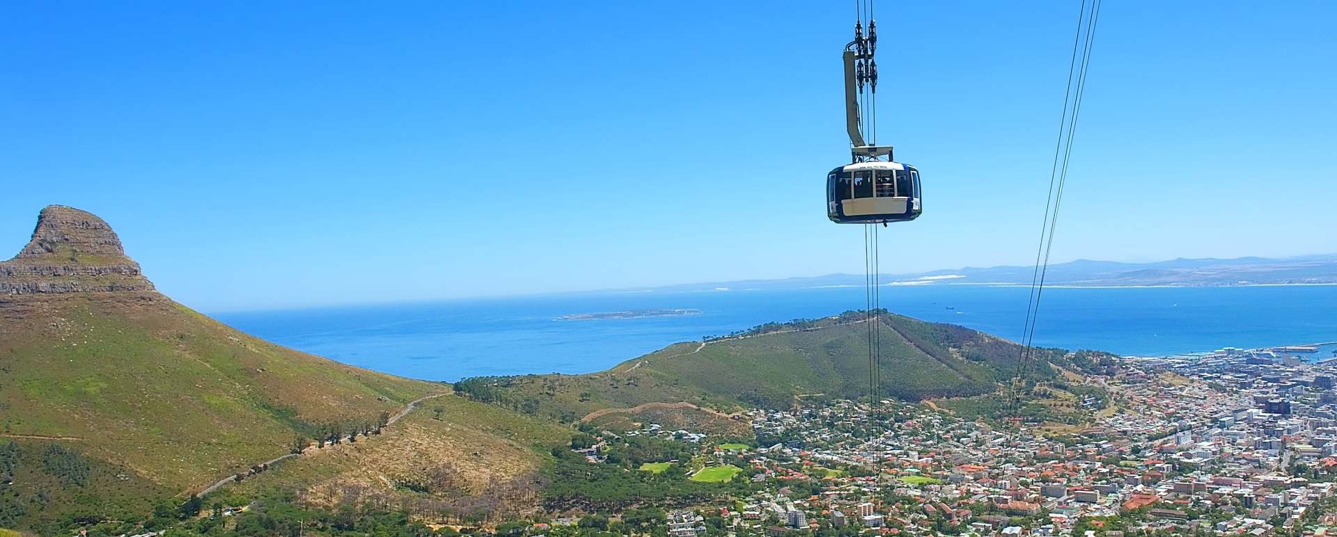 Cable car to Table Mountain 