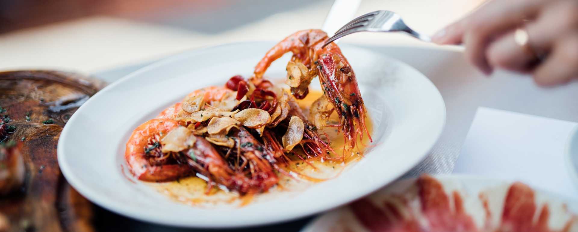 Gambas  la plancha 