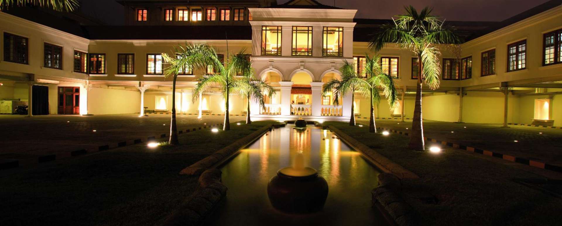 Regency Wing by Night - Galle Face Hotel