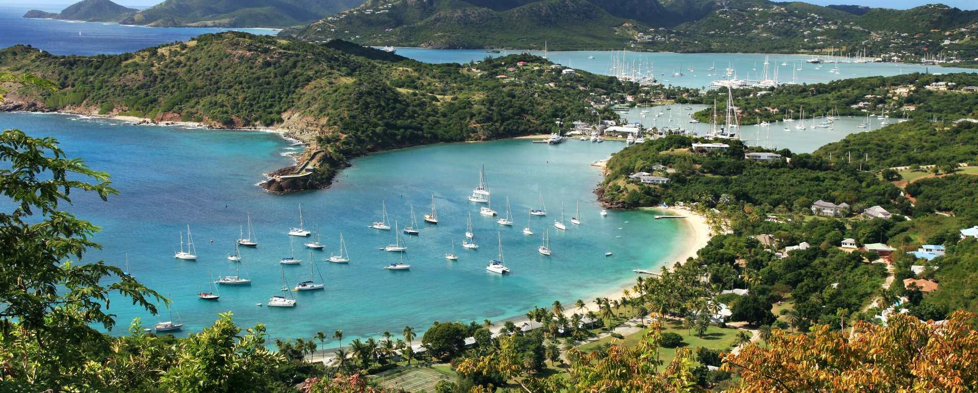 Aerial view of Antigua