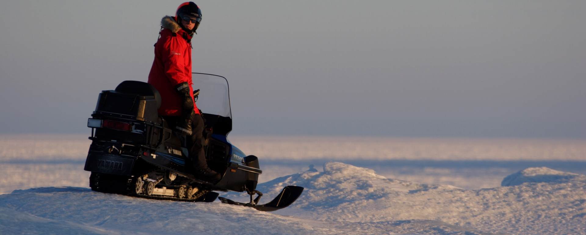 Snowmobile safari at Arctic Retreat