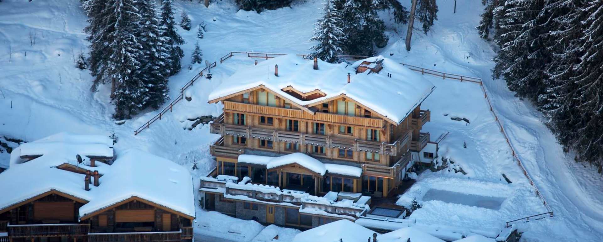 Aerial view - The Lodge Verbier
