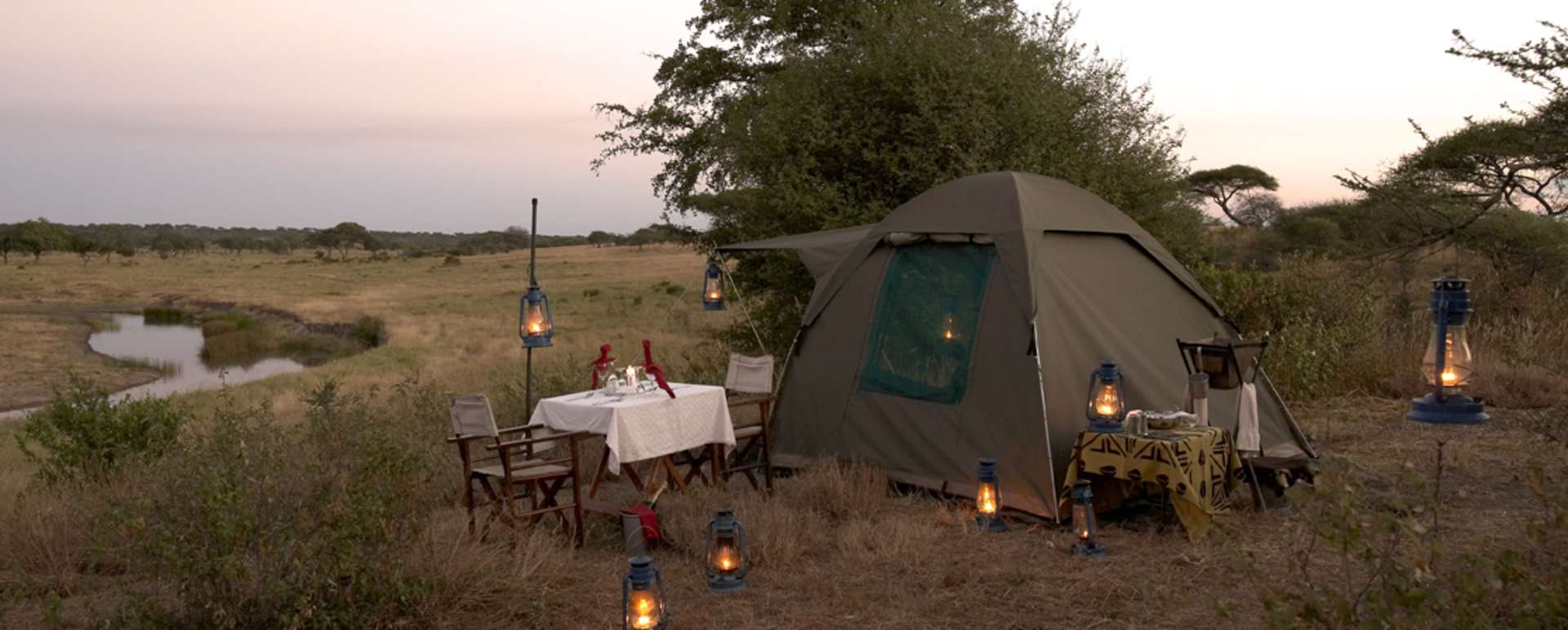 Flycamping from Oliver's Camp
