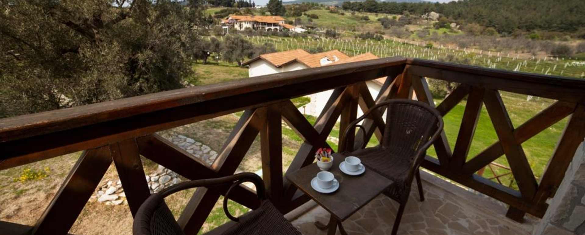 Balcony and view 