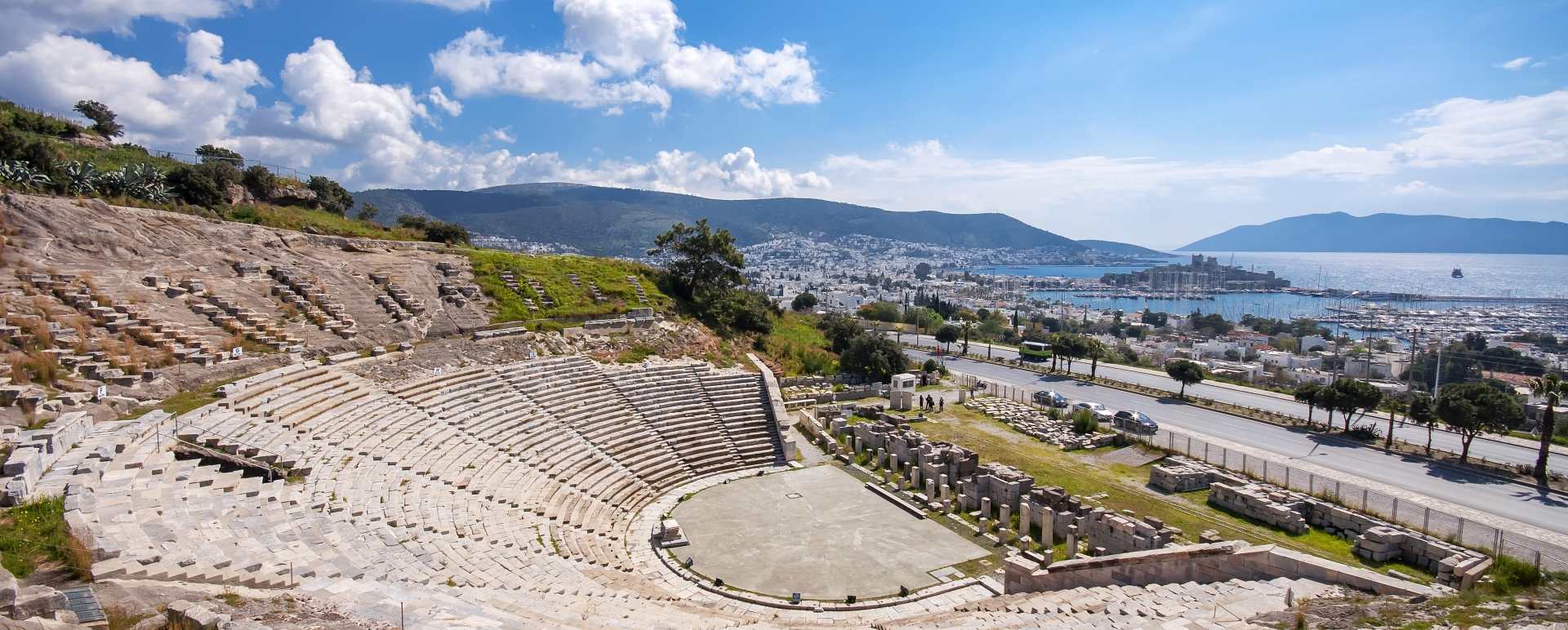 The theatre of ancient Halicarnassus in Bodrum