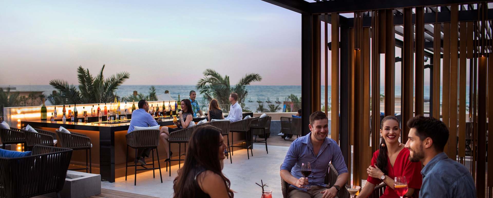 Saadiyat Rotana Resort  Villas - Roof Bar 