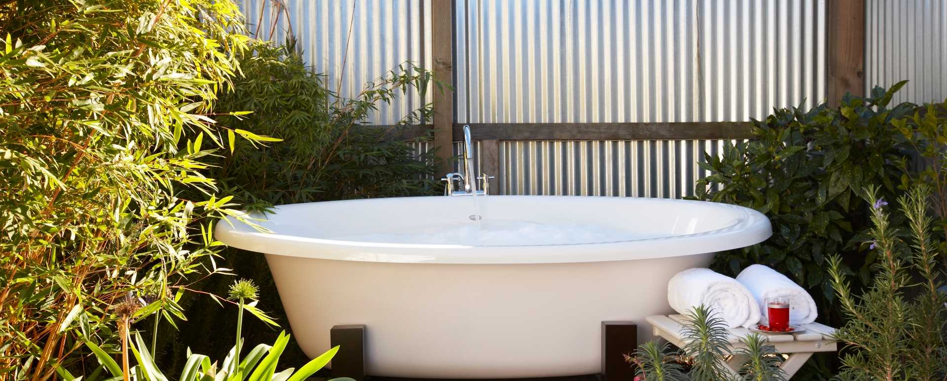 Outdoor soaking tub - Carneros Resort and Spa