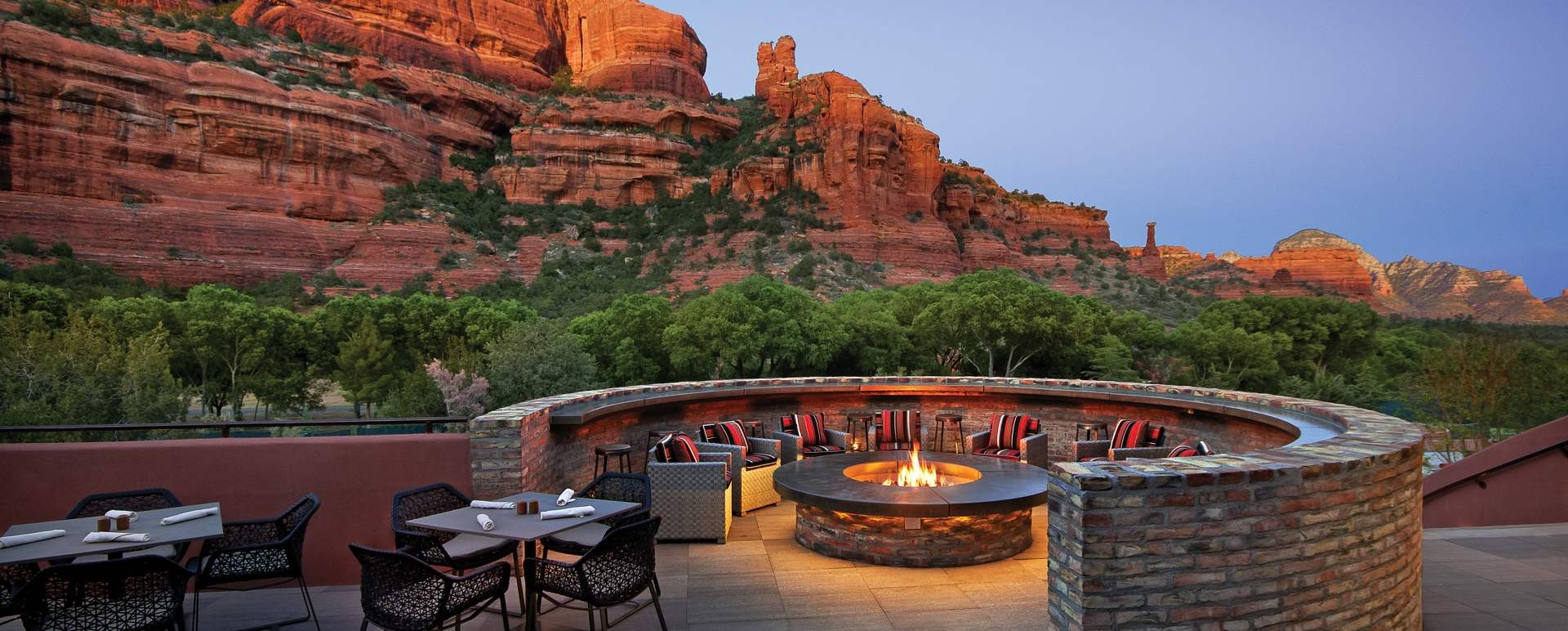 Outdoor seating - Enchantment Resort and Spa