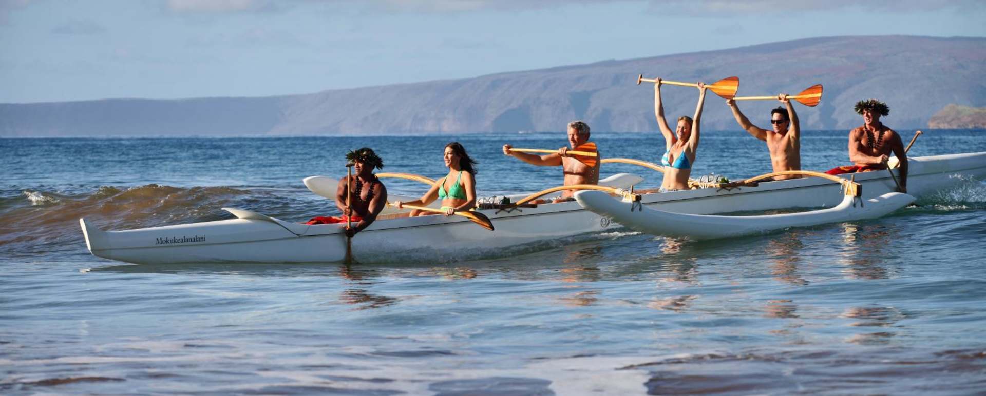 Hawaiian canoe experience - Fairmont Kea Lani
