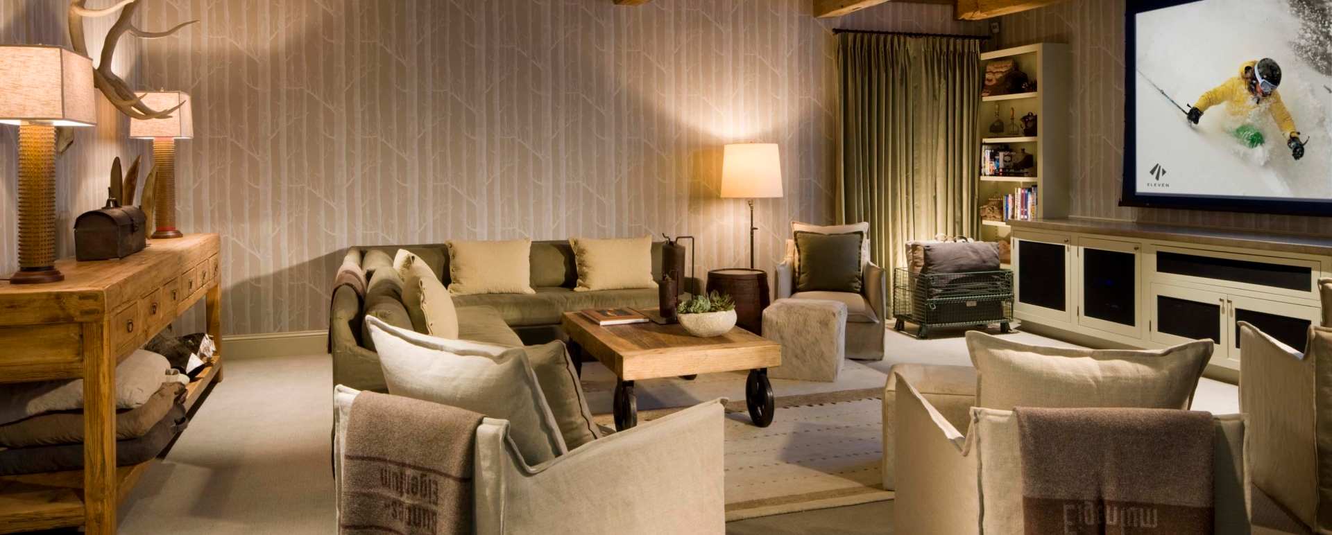 Media Room - Scarp Ridge Lodge